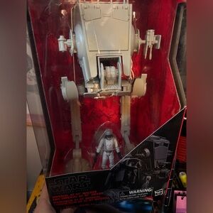 Star Wars AT-ST Walker Action Figure with Scout Trooper - Gray